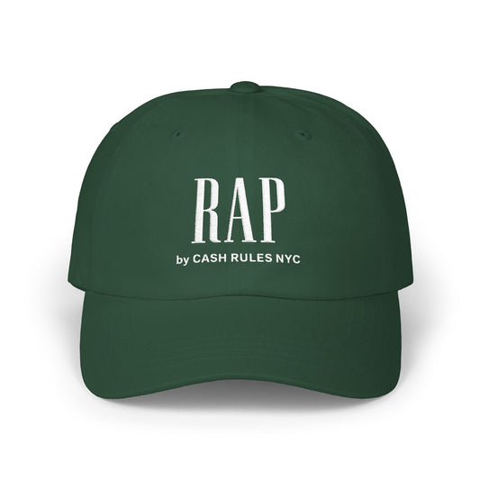 RAP Cap with Embroidered Text